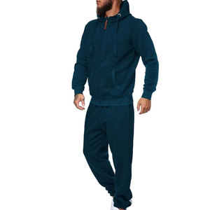 Chándal de Primera Calidad para Hombre, Transpirable, Grueso, 100% Algodón, Informal, Color Sólido, Impresión de Logotipo Personalizado Disponible - Product Image 3