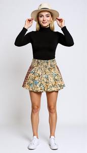 Short d'été en soie unisexe léger Lounge Wear Boho Hippie Silk Shorts Festival Cadeau pour elle - Product Image 5