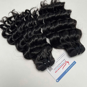 Extensiones de Cabello Humano Vietnamita de Primera Calidad, Ondulado Profundo, Doble Trama, Paquetes de Cabello Ondulado Profundo - Product Image 4