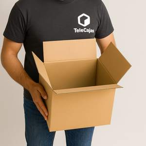 Sturdy 32x24.5x31.5 cm Rigid Cardboard <b>Box</b> for Shipping & Storage Approx. Bottle Height (Capacity 12 Wine Bottles) - Product Image 3