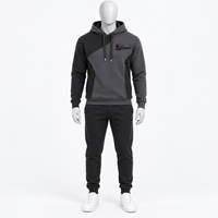 Survêtement d'hiver personnalisé à capuche, imprimé ou uni, pour homme, coupe classique, 100 % coton, grandes tailles, durable, haute qualité