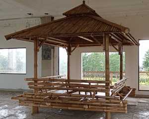 Gazebo de bambú natural 100%, muebles convertibles de la más alta calidad para el hogar, venta generalizada, mercado bajo, apartamento, supermercado - Product Image 3