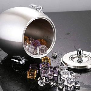 Enfriador de vino de acero inoxidable de doble pared de Metal con forma de diseñador elegante Cubo de hielo Hecho en fábrica Mesa decorativa para fiestas - Product Image 3