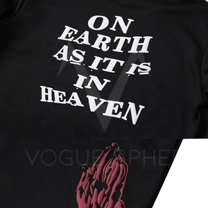 Pakistan Made Puff Printing <b>Hoodies</b> For Men <b>Trendy</b> Color Contrast Puff Printing <b>Hoodies</b> In Low Price Made In Pakistan - Product Image 4