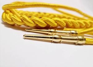 Aiguillette de luxe personnalisée en fil de métal, très demandée, avec épingle de sûreté pour uniformes de cérémonie et équipement de défense personnelle - Product Image 6