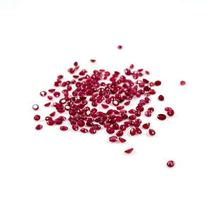 Rubíes Naturales de Bangkok, Calibrados, Ovalados, 2x3mm, Gemas de Cristal, Corte Brillante, Forma de Cojín, Colores Rojo Claro y Rosa, Tratados con Calor - Product Image 2