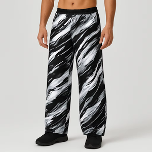 Pantalones deportivos de sublimación para hombre, estilo moderno, para entrenamiento diario, gimnasio, jogging y correr. - Product Image 4