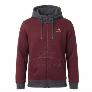 Sudaderas con Cremallera Modernas para Hombre, Ropa Casual Urbana, Diseño con Cremallera Completa en la Parte Delantera, 100% Algodón, Corte Regular, Ropa de Moda Diaria para Invierno - Product Image 5