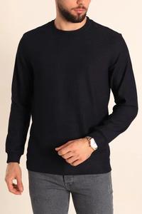 Men's Grey Sweatshirt Latest Durable Design Factory Supplier Waterproof Knitted Weave Best New Arrival for Sale - Product Image 3