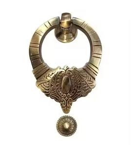 Aldaba de puerta de Metal Vintage antiguo, adorno decorativo para puerta delantera, entrada de Villa para el hogar, manija de anillo resistente, Hardware duradero - Product Image 1