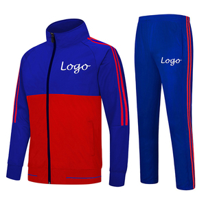 Deux pièces fermeture éclair grande taille hommes Jogger survêtement ensembles Chandal Survetement Homme survêtements pour hommes Jogging - Product Image 3