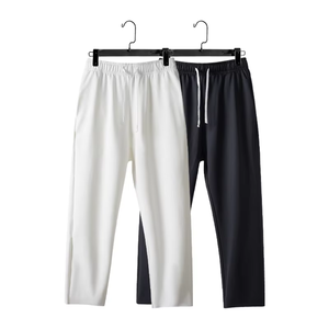Pantalones Deportivos Casuales para Hombre, Talla Grande, Corte Holgado, para Correr al Aire Libre y Fitness, Pantalones Deportivos de Punto para Hombre - Product Image 1