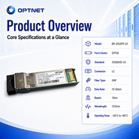 Module SFP28 25G 1310nm 10km LC monomode pour commutateurs et réseaux de serveurs, émetteur-récepteur fibre optique 25GBASE-LR