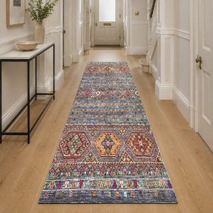 <b>RUGS</b> DEPOT LXDP-0880 Wholesale Terracotta Gold Modern Vintage Digital Printed Machine Washable Chenille Area <b>Rug</b> <b>Non</b> <b>Slip</b> - Product Image 5