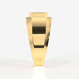 Bague en or jaune 18 carats pour homme Imperial Elite avec diamant cultivé en laboratoire, bijoux élégants - Product Image 3