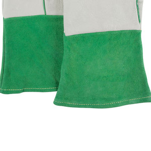 Guantes de soldadura de cuero para hombre con logotipo personalizado impreso, ropa de trabajo cómoda, guantes de soldadura de cuero de la mejor calidad para venta en línea - Product Image 6