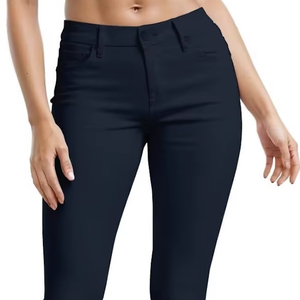 Pantalons de travail skinny hyper extensibles pour femme de bureau, logo personnalisé, vente en gros directe d'usine, pantalons décontractés confortables, nouvelle arrivée - Product Image 1