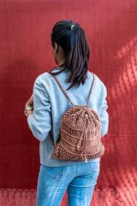 New Arrive Handcrafted Ethnic Beautiful Macrame <b>Boho</b> Openwork Bucket Bag Hand-knotted <b>Boho</b> Shoulder Bags Perfect for Casual Use - Product Image 5