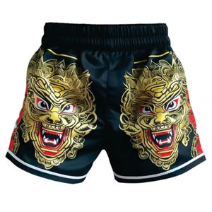 Shorts de boxe Muay Thai personnalisés de haute qualité Matériau en polyester Nouvelle arrivée - Product Image 4