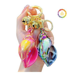 Llavero de Concha Marina Natural, Accesorio Artesanal Estilo Océano para Bolsos, Llaves y Regalo de Recuerdo - Product Image 4