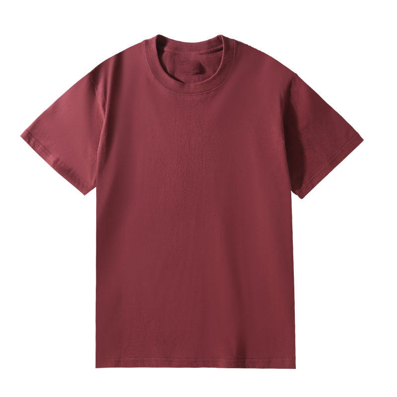 ผ้าฝ้ายสีแดงไวน์หนัก