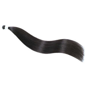 ผมต่อแบบ I-Tip Remy # ผมแท้สีดำธรรมชาติ 100% เรมี่ ซุปเปอร์ดับเบิ้ลดรอน เกรด 12A - Product Image 4