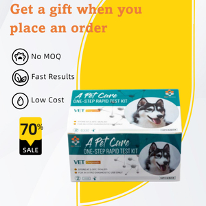 Quickingbio Veterinair Cdv Cpv Combo Snelle Test Voor Het Detecteren Van Hondenparvovirus Distemper Antigeen/Kit De Pruebas Veterinarias - Product Image 1