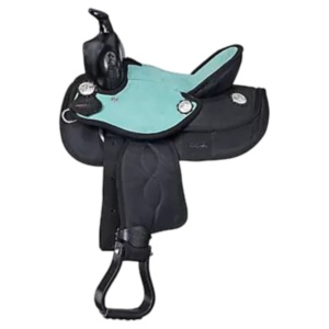 Custom Designer Premium Leather Synthetic Western Barrel <b>Racing</b> English Horse Saddle Tack Set Comfortable Durable Indian <b>Seat</b> - Product Image 1