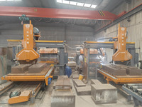 Machine de traitement de pavés automatique contrôlée par PLC, coupe rapide et précise, chanfreinage, ébavurage, équipement certifié CE ISO