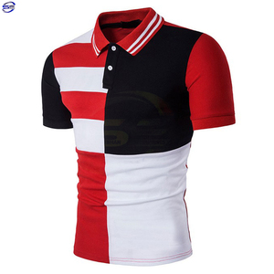 เสื้อยืดแขนสั้นผู้ชายผ้าเจอร์ซีย์คอตตอน 100% สีพื้น ออกแบบโลโก้ได้ตามต้องการ สำหรับเสื้อกอล์ฟหลากสี ชุดกีฬา - Product Image 1