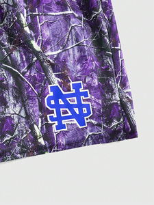 Tendance Shorts Pour Hommes Et Femmes Personnalisé Hommes Surdimensionné Bermuda Streetwear En Détresse Broderie Denim Jean Coton Shorts - Product Image 4