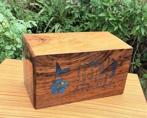 Wooden <b>Urn</b> for Human Ashes Personalized Cremation for Ashes Custom for <b>Dog</b> Memorial Keepsake <b>Urn</b> - Product Image 6