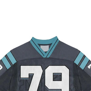 Customize Embroidery Logo Name <b>Retro</b> Mesh Rugby Jersey Factory Wholesale Price Customized Logo American <b>Football</b> Jersey - Product Image 4