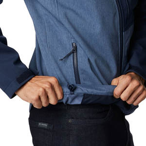 Chaqueta de invierno Softshell para hombre de alta calidad, cortavientos impermeable con cuello levantado, diseño de logotipo personalizado, estilo informal cálido - Product Image 6