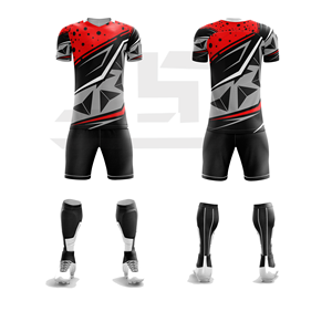 Conjunto de Camiseta y Pantalones Cortos de Fútbol Elite con Tela Transpirable de Secado Rápido Unisex para Partidos de Torneos de Liga Profesional - Product Image 3