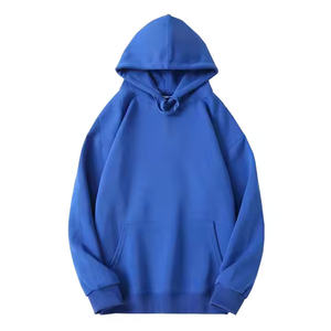 เสื้อฮู้ดดี้ผู้ชายผ้าฟลีซปักลายสีพื้น รุ่นฮิตขายดีปี 2025 คุณภาพสูง 310 กรัม ทรงปกติ อุ่นสบายสำหรับฤดูหนาว สไตล์ดิสเทรส - Product Image 2