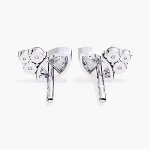 Nouveauté Boucles d'oreilles à clous en diamant pour femmes Porter des boucles d'oreilles en moissanite pour la vente à l'exportation auprès d'un fournisseur indien - Product Image 6
