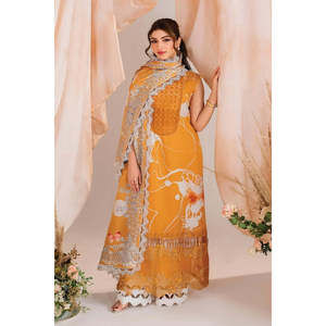 Collection Asifa Nabeel Meraki Summer'24 Vol 2 Solstice-MW-08-TC-1100 Tenue d'été en tissu chiffon - Product Image 4