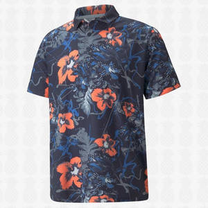 Polo de Golf de talla grande de poliéster 100% para hombre, camisa de trabajo transpirable de lona sólida, cuello anticontracción, bordado de verano para P - Product Image 3