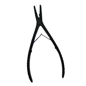 Pinzas para Extensiones de Cabello de Acero Inoxidable de Grado Quirúrgico de Tres Orificios, Fuerte Sujeción, para Uso Comercial, IMANS ENTERPRISES - Product Image 1