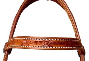 Vente en gros de nouveau design de qualité supérieure de nouveau cheval en cuir Western Headstall avec usiné à la main et sculpté à un prix abordable - Product Image 4