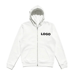 Sweatshirts à capuche et sweatshirts streetwear pour hommes 100% coton Basics coton mélangé poids lourd coupe surdimensionnée avec logo imprimé personnalisé - Product Image 1