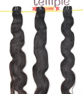 วิกผมคนสำหรับต่อผมสีดำสำหรับผู้หญิงวิกผมสีดำแบบไม่จัดทรง - Product Image 2