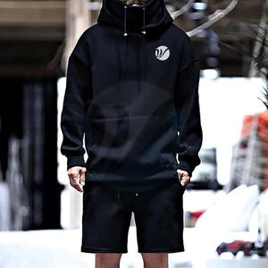 Vêtements d'hiver personnalisés pour hommes Hoodies Short Set Apparel Clothing New Design Men Hoodies Short Set - Product Image 4