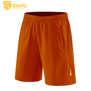 Te New 2025 Summer Trend Men's Gym Sports Shorts Outdoor Running Fitness Transpirable Sólido Liso Teñido Doble capa - Product Image 5