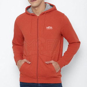 Wholesale Men <b>Zip</b> Up <b>Hoodies</b> Cotton Fleece Jackets With <b>Pockets</b> Men's <b>Hoodies</b>, <b>Hoodies</b> Men - Product Image 2