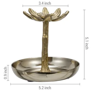 Bol en métal moderne artistique écologique fait à la main Article cadeau en forme de style européen pour affichage de décoration d'intérieur plaqué Superbe grand coffre-fort - Product Image 6