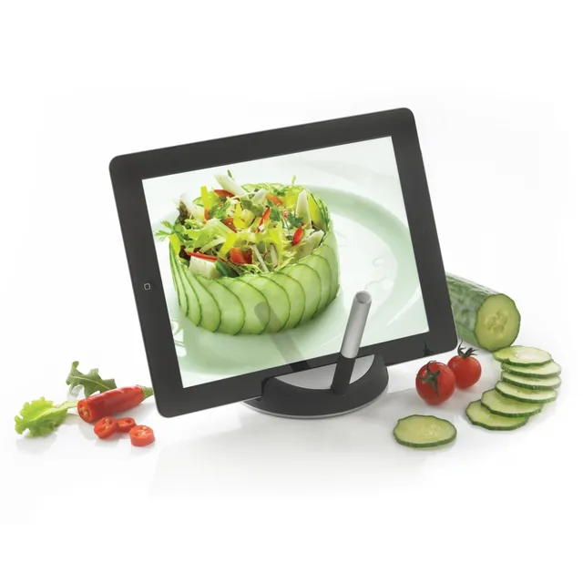 Custom Kitchen Gadgets Smart Chef Modern Minimalist 2-Piece Vegetable Tablet Stand Touchpen ABS Plastic Digital Display Tools