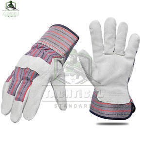 Gants de sécurité de haute qualité pour hommes, en cuir de mouton véritable, confortables, respirants, flexibles, sans silicone, nouveaux - Product Image 2