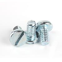 Vis à tête cylindrique fendue en acier au carbone de grade 2 UNC UNF, vis de machine zinguées ASME B18.6.3